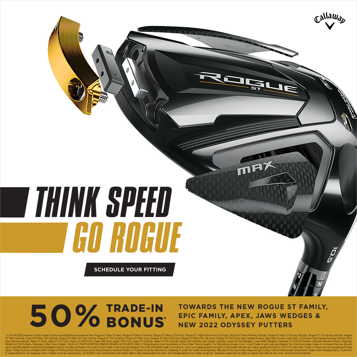 Rogue ST 50 TradeIn Bonus Callaway Media Korea